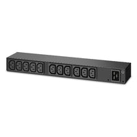 APC NetShelter Basic Rack PDU, 0U, 1PH, 3.3kW, 100-240V 20A or 200-240V 16A, 13 C13 outlets, C20 inlet - Image 1