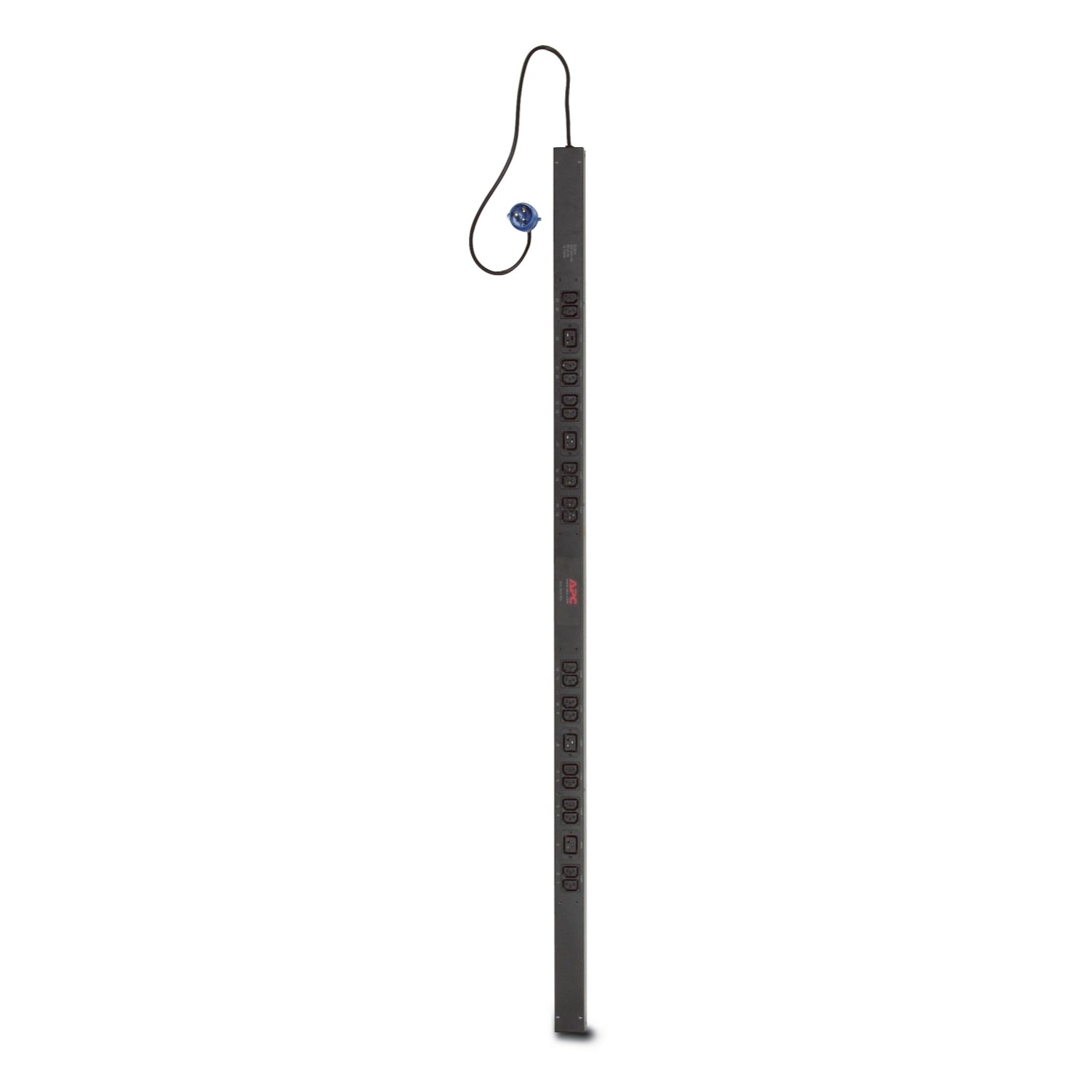 APC Basic Rack PDU, 0U, 230V/16A Input, 4x IEC C19 & 20x IEC C13 Outlets - Image 1