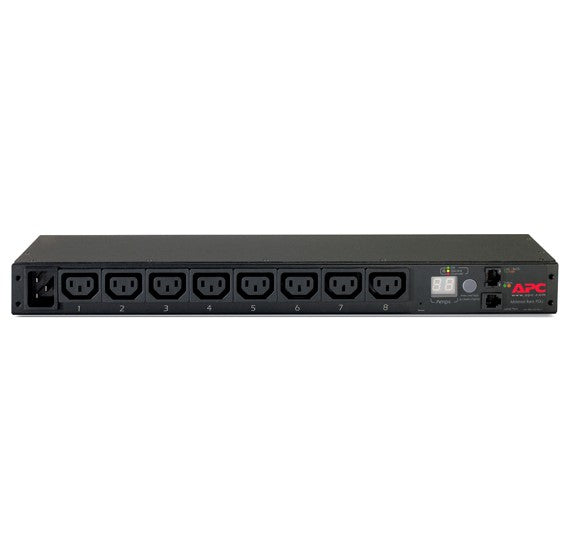 APC Rack PDU, Metered, 1U, 16A, 208/230V, (8) C13 - Image 1