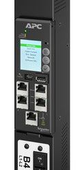 APC NetShelter Rack PDU Advanced Gen 2, Metered, 3Phase, 22.1kW 400V 32A or 17.3kW 415V 30A, 530P6, 48 Outlet - Image 1