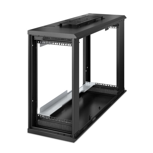 APC NetShelter 6U Low-Profile Wallmount Rack Enclosure Cabinet 230V Server Depth - Image 3