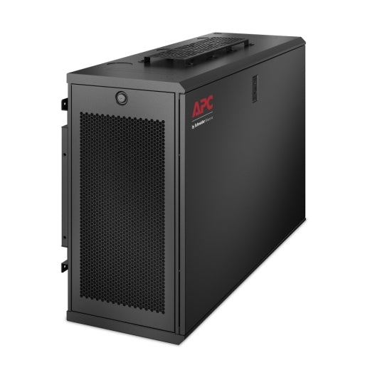 APC NetShelter 6U Low-Profile Wallmount Rack Enclosure Cabinet 230V Server Depth - Image 4
