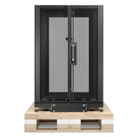 APC NetShelter SX, Server Rack Enclosure, 18U, Shock Packaging, Black, 925H x 600W x 1070D mm - Image 2