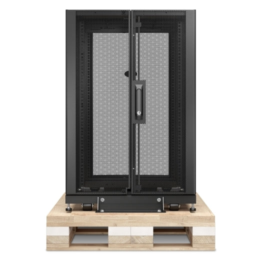 APC NetShelter SX, Server Rack Enclosure, 18U, Shock Packaging, Black, 925H x 600W x 1070D mm - Image 2