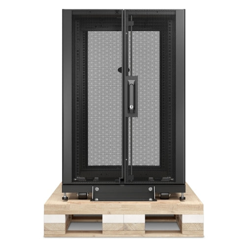 APC NetShelter SX, Server Rack Enclosure, 18U, Shock Packaging, Black, 925H x 600W x 1070D mm - Image 2