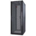 APC NetShelter SX, Networking Rack Enclosure, 42U, Black, 1991H x 750W x 1070D mm with Casters, Feet, Vertical Cable Managers, Side Panels - Image 1