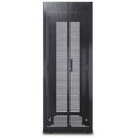 APC NetShelter SX, Networking Rack Enclosure, 42U, Black, 1991H x 750W x 1070D mm with Casters, Feet, Vertical Cable Managers, Side Panels - Image 3