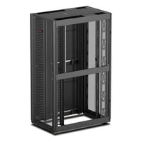 APC NetShelter SX, Networking Rack Enclosure, 42U, Black, 1991H x 750W x 1070D mm with Casters, Feet, Vertical Cable Managers, Side Panels - Image 4