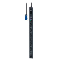 APC Easy Rack Metered PDU, 0U Vertical, 230V/16A 2P+E Input, 1 Phase, 3.7kW, 3x IEC C19 & 18x IEC C13 Outlets - Image 2