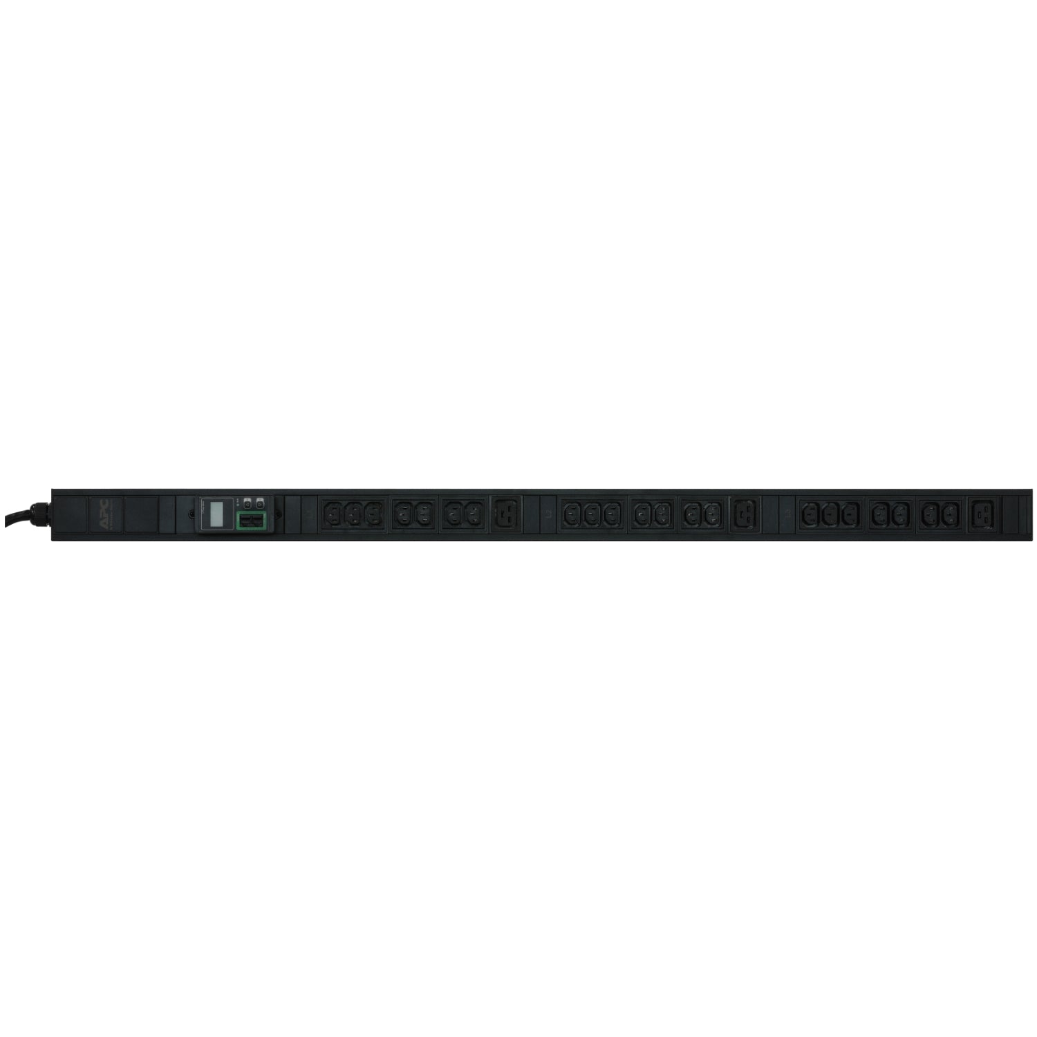 APC Easy Rack Metered PDU, 0U Vertical, 230V/16A 3P+N+PE Input, 3 Phase, 11kW,  3x IEC C19 & 21x IEC C13 Outlets - Image 2