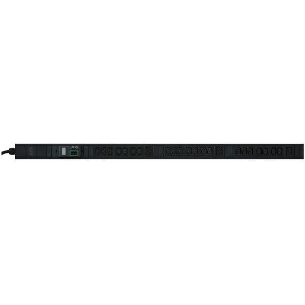 APC Easy Rack Metered PDU, 0U Vertical, 230V/16A 3P+N+PE Input, 3 Phase, 11kW,  3x IEC C19 & 21x IEC C13 Outlets