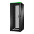 APC Easy Rack, 42U, Black, With Roof, Castors, Feet, 4 Brackets, and Side Panels, No Bottom, 1991H x 800W x 1200D mm - Image 1