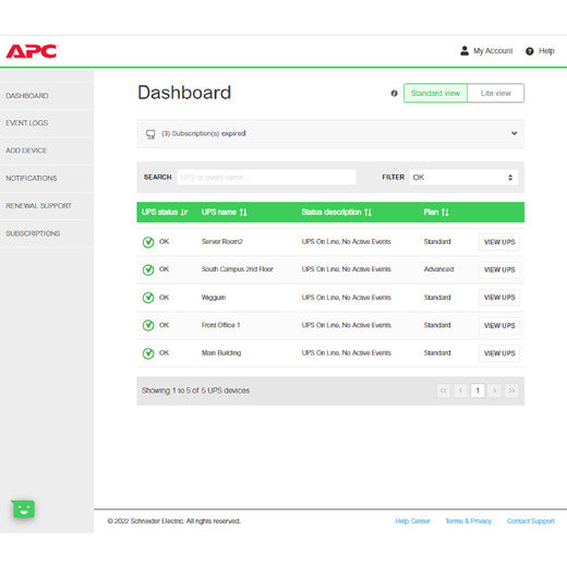APC 1-UPS Standard 3Y Plan SmartConnect - Image 3
