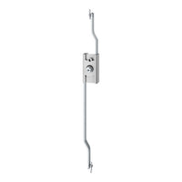 APC Netbotz handle adaptor kit, for 43U C series door mounting, black, 375H x 35W x 22D mm - Image 2