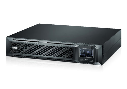 Aten 1000VA/1000W Professional Online UPS with USB/DB9 connection, 8 IEC C13 outlets, EPO and RJ port surge protection (Inc 2yrs back to base wty) - Image 1