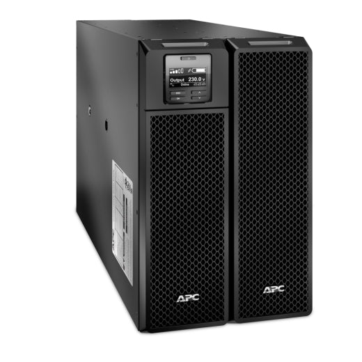 APC Smart-UPS On-Line, 10kVA/10kW, Rackmount 6U, 230V/400V, 4x 32A IEC outlets, Network Card+SmartSlot, Extended runtime, W/ custom PDU, W/ rail kit - Image 1