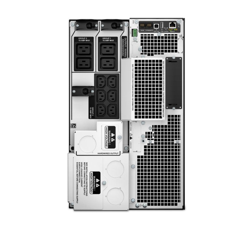 APC Smart-UPS On-Line, 8kVA/8kW, Tower, 230V 3:1 and 1:1, 6x C13+4x C19 IEC outlets, Network Card+SmartSlot, Extended runtime, W/O rail kit - Image 2