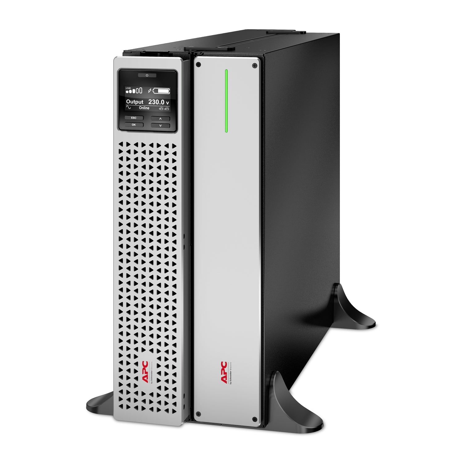 APC Easy UPS 3000VA/2700W Online UPS, 4U Rackmount, 230V/16A Input, 6x IEC C13 Outlets, Lithium-Ion Battery, W/ Extended Battery Pack, W/ Rail Kit - Image 2