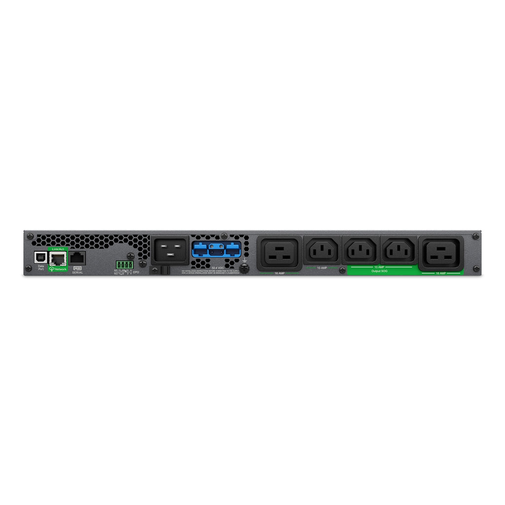APC Smart-UPS Ultra On-Line, 3000VA, Lithium-ion, Rack/Tower 1U, 230V, 3x C13, 2x C19 IEC outlets, SmartConnect, Extended runtime, W/rail kit - Image 4