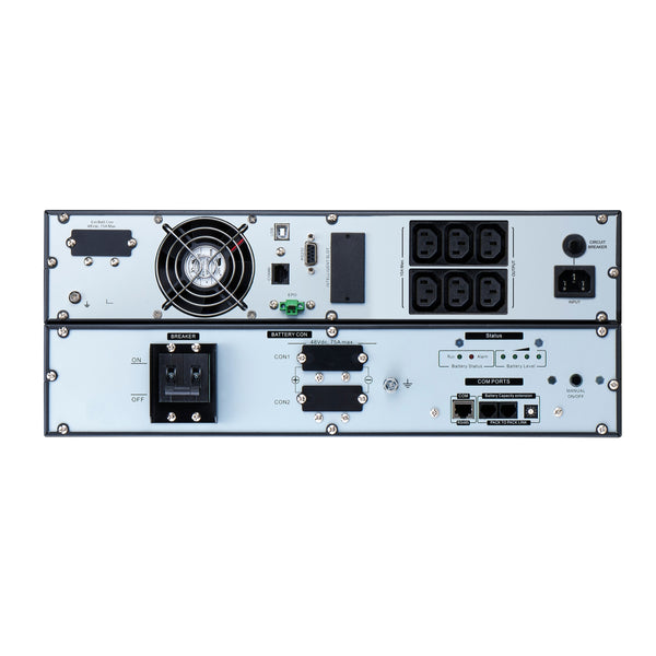 APC Easy UPS 1000VA/800W Online UPS, 4U Rackmount, 230V/10A Input, 3x IEC C13 Outlets, Lithium Battery, W/ Extended Battery Pack, W/ Rail Kit