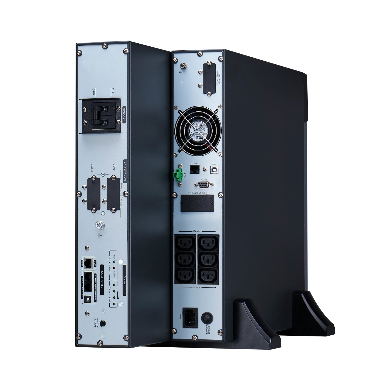 APC Easy UPS 1000VA/800W Online UPS, 4U Rackmount, 230V/10A Input, 3x IEC C13 Outlets, Lithium Battery, W/ Extended Battery Pack, W/ Rail Kit - Image 4