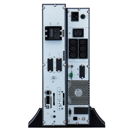 APC Easy UPS On-Line, 3kVA, Lithium-ion, Rack/Tower 4U, 230V, 6 IEC C13 + 1 IEC C19 outlets, Intelligent Card Slot, Extended runtime, W/ rail kit - Image 4