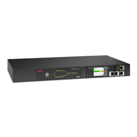 APC Netshelter Automatic Transfer Switch, 1U RM, 2x 230V/16A Input, 1x IEC C19 & 8x IEC C13 Output - Image 2