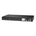 APC Netshelter Automatic Transfer Switch, 1U RM, 2x 230V/16A Input, 1x IEC C19 & 8x IEC C13 Output - Image 1