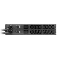 APC Netshelter Rack Automatic Transfer Switch, 2U, 32A, 230V, 2 IEC 309 IN, 16 C13, 2 C19 OUT, 50/60 Hz - Image 3
