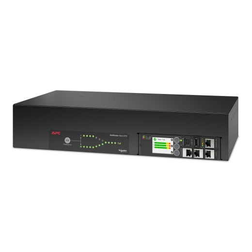 APC Netshelter Rack Automatic Transfer Switch, 2U, 32A, 230V, 2 IEC 309 IN, 16 C13, 2 C19 OUT, 50/60 Hz - Image 5