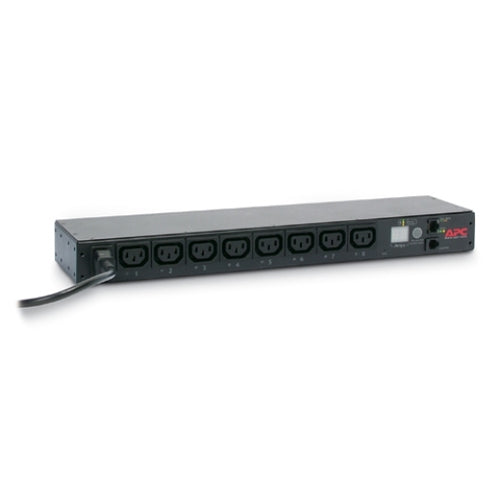 APC Netshelter Switched Rack PDU, 1U, 230V/10A C14 Cord Input, 8x IEC C13 Outlets - Image 2