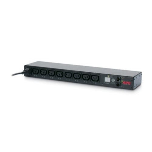 APC Netshelter Switched Rack PDU, 1U, 230V/10A C14 Cord Input, 8x IEC C13 Outlets - Image 1