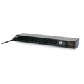APC Netshelter Switched Rack PDU, 1U, 230V/10A C20 Cord Input, 8x IEC C13 Outlets - Image 1