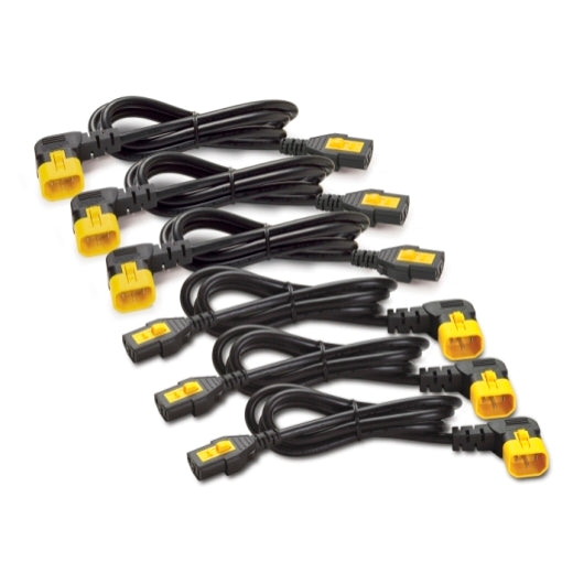 APC Locking Power Cord Kit, C13 to C14 (90 Degree), 1.2M Length, 6 Pack - Image 4