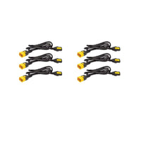 APC Locking Power Cord Kit, C13 to C14, 1.8M Length, 6 Pack - Image 2