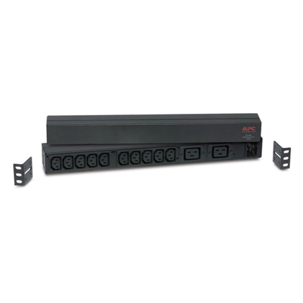 APC Basic Rack PDU, 1U, 230V/16A Input, 2x IEC C19 & 10x IEC C13 Outlets - Image 2