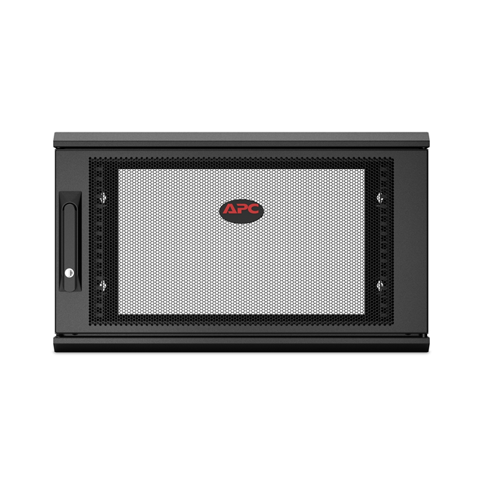 APC NetShelter 6U Wallmount Rack Enclosure Cabinet Single Hinged Server Depth - Image 4
