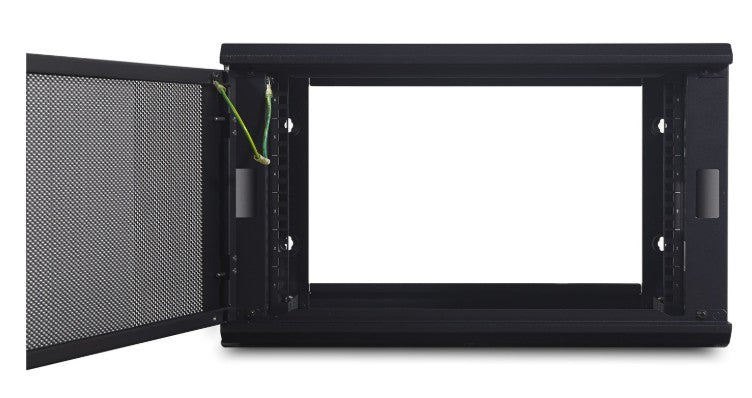 APC NetShelter 6U Wallmount Rack Enclosure Cabinet, Single Hinged, Switch Depth, Unassembled - Image 2