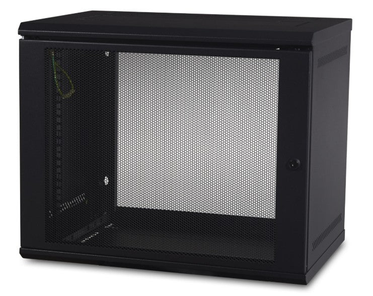 APC NetShelter 9U Wallmount Rack Cabinet Single Hinged Switch Depth Unassembled - Image 3