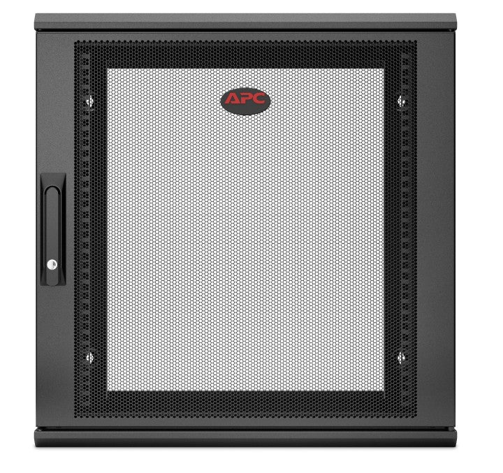 APC NetShelter 12U Wallmount Rack Enclosure Cabinet Single Hinged Switch Depth - Image 1