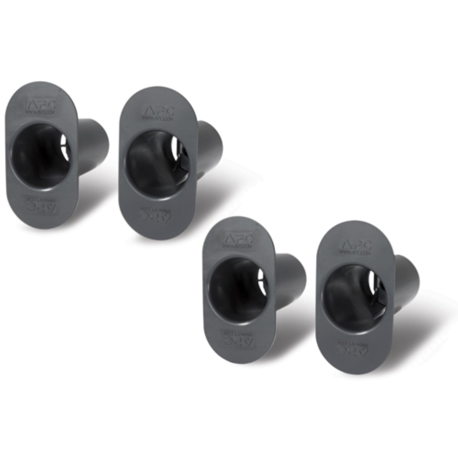 APC Netshelter Cable Management Spools, Vertical Cable Manager/Orgianiser, Set of 4, Black - Image 2