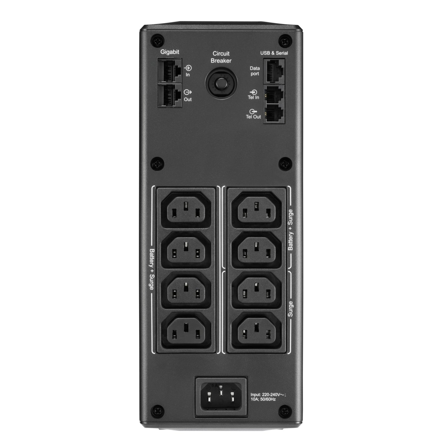 APC Back-UPS Pro 1300VA/780W Line Interactive UPS, Tower, 230V/10A Input, 8x IEC C13 Outlets, Lead Acid Battery, LCD, AVR - Image 2