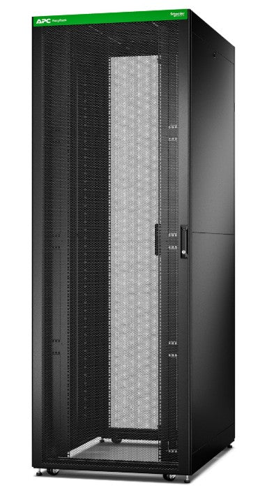 APC Easy Rack, 48U, Black, With Roof, Castors, Feet, 4 Brackets, and Side Panels, No Bottom, 2258H x 800W x 1200D mm - Image 2