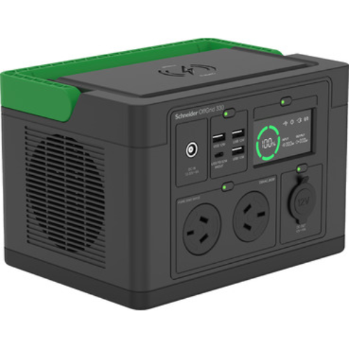 APC OffGrid Portable Power Station 330, 230V, 332Wh Lithium-ion, LCD, 2 AS3112 Australian outlets, Sinewave, 3 USB-A, 1 USB-C, Wireless Charger - Image 5