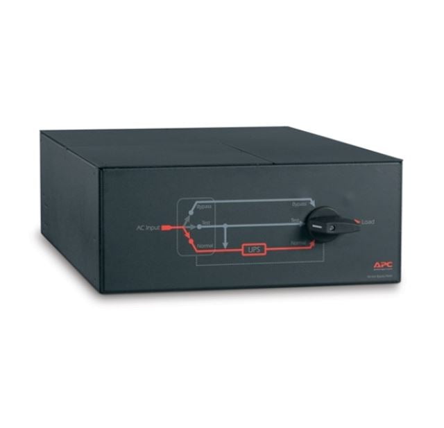 APC Service Bypass Panel, 4U RM, 230V/HW Input, 2x IEC C19 & 8x IEC C13 Output - Image 1