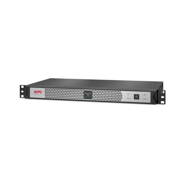 APC Smart-UPS 500VA/400W Line Interactive UPS, 1U Rackmount, 230V/10A Input, 4x IEC C13 Outlets, Li-Ion Battery, W/ Network Card, Short Depth - Image 1