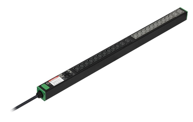 Easy Rack PDU, Basic, Vertical, 1 Phase, 7.4kW, 230V, 32A, 20 x C13 and 4 x C19 outlets, IEC60309 PLUG - Image 1