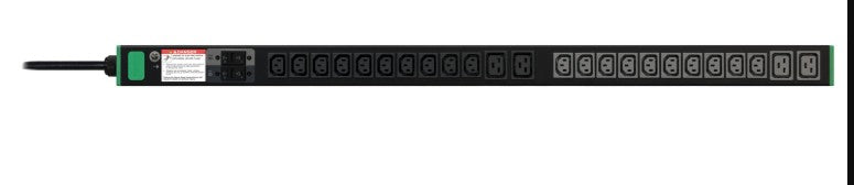 Easy Rack PDU, Basic, Vertical, 1 Phase, 7.4kW, 230V, 32A, 20 x C13 and 4 x C19 outlets, IEC60309 PLUG - Image 3