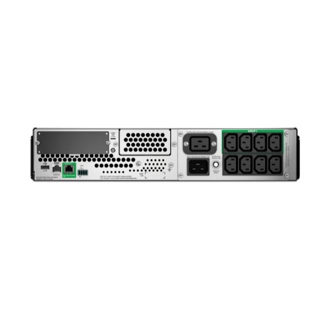 APC Smart-UPS, Line Interactive, 3kVA, Rackmount 2U, 230V, 8x IEC C13+1x IEC C19 outlets, SmartConnect Port+SmartSlot, AVR, LCD - Image 2