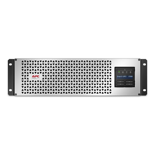 APC Smart-UPS, Line Interactive, 1500VA, Lithium-ion,Rackmount 3U, 230V, 6x IEC C13 outlets, SmartConnect Port+Slot, Short Depth